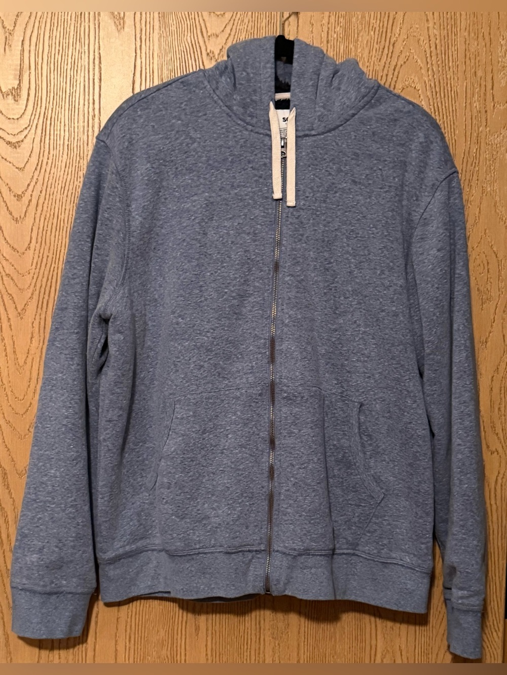 Sonoma Heather Blue Full-Zip Hoodie